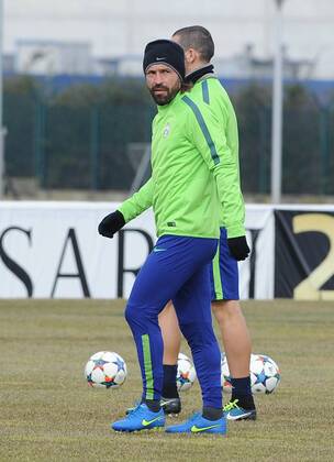 IPP20150223 Football - soccer: UEFA Champions League, Juventus Turin Training , andrea pirlo PUBLICATIONxONLYxINxGER xHOCHxZWEIx xItalyxPhotoxPressx 