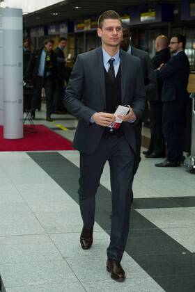 Montag 23.02.2015, Saison 2014 2015, BV Borussia Dortmund am Flughafen Dortmund auf dem weg zum Champions League Spiel, Lukasz PISZCEK (BVB) DeFodi01001062168
