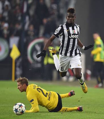 Oliver Kirch Borussia, Paul Pogba Juventus Champions League Juventus Turin - BVB Borussia Dortmund . andreaxstaccioli