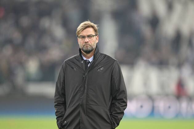 Chef-Trainer Juergen Klopp (Borussia Dortmund) nachdenklich , Juventus Turin vs. Borussia Dortmund, Fussball, Champions League, 24.02.2015 , EP_CKT