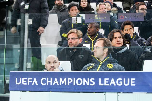 Chef-Trainer Juergen Klopp (Borussia Dortmund) , Juventus Turin vs. Borussia Dortmund, Fussball, Champions League, 24.02.2015 , EP_CKT