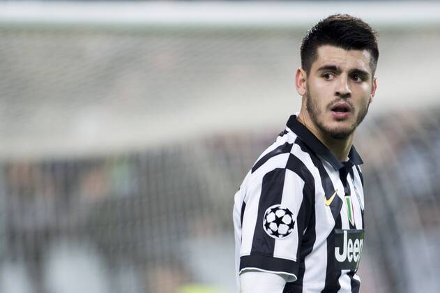 Alvaro Morata (Juventus), FEBRUARY 24, 2015 - Football Soccer : UEFA Champions League Round of 16 1st leg match between Juventus 2-1 Borussia Dortmund at Juventus Stadium in Turin, Italy. NoxThirdxPartyxSales  (ptmb071548)