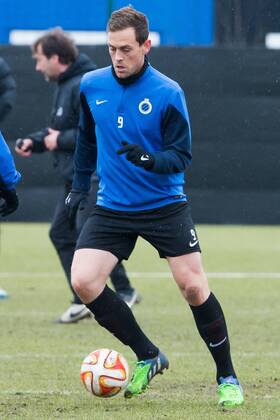 - BRUGGE, BELGIUM: Club s Tom De Sutter pictured during a training session of Belgian first division soccer team Club Brugge KV in Brugge, Wednesday 25 February 2015. Tomorrow Club is playing Aalborg BK in the return leg of the round of 32 of the Europa League tournament. Club Brugge won first leg 1-3 in Aalborg last week. KURTxDESPLENTER x04575195x