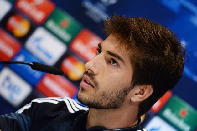 MADRID, ESPANA ? MAR 09: Lucas Silva, press conference in Ciudad Deportiva Real Madrid (Valdebebas) for the next match in the Champions League 2014 15 in Santiago Bernabeu, 09 of March 2015 in Madrid 