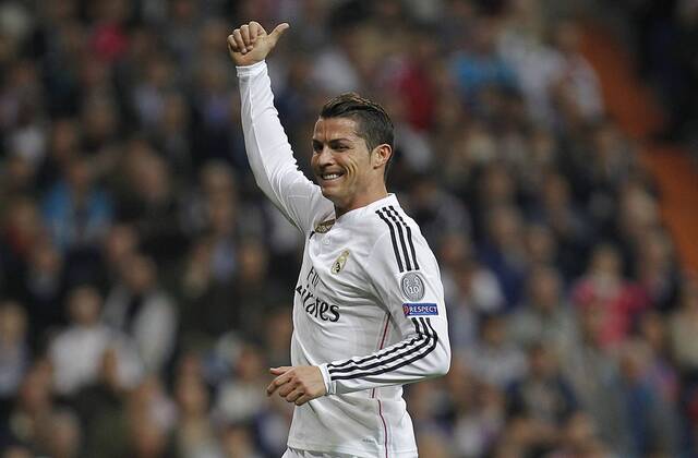 Champions League 2014 2015 Real Madrid CF - FC Schalke 04 . Cristiano Ronaldo 