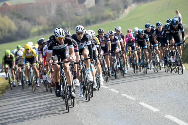 - SAINT-POURCAIN-SUR-SIOULE, FRANCE: Belgian Stijn Vandenbergh of team Ettix - Quick-Step pictured during stage 3 on the fourth day of the 73rd edition of Paris-Nice cycling race, 179 km from Saint-Amand-Montrond to Saint-Pourcain-sur-Sioule, France, Wednesday 11 March 2015. DIRKxWAEM  x04584661x