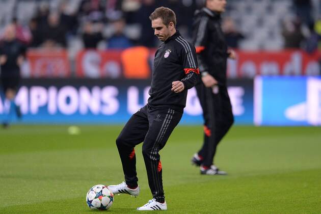 Fußball Champions League Achtelfinale Bayern München - Schachtar Donezk am 11.03.2015 in der Allianz Arena in München Philipp Lahm ( München )
