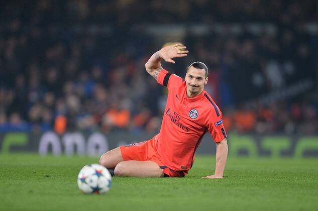 Zlatan Ibrahimovic (psg) FOOTBALL : Chelsea vs Paris SG - Ligue des champions - 11 03 2015 AnthonyBIBARDFEP 