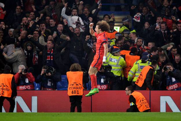 David Luiz (psg) FOOTBALL : Chelsea vs Paris SG - Ligue des champions - 11 03 2015 AnthonyBIBARD FEP Panoramic 