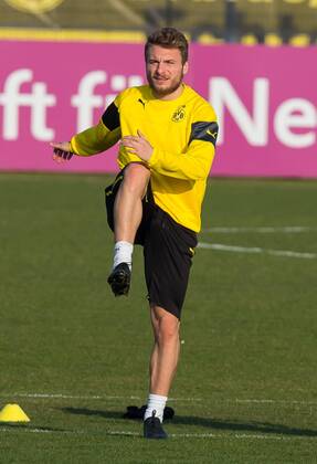 Dienstag 17.03.2015, CL, UEFA Champions League, Saison 2014 2015, Abschlusstraining in Dortmund, BV Borussia Dortmund, Ciro IMMOBILE (BVB) DeFodi01045019857