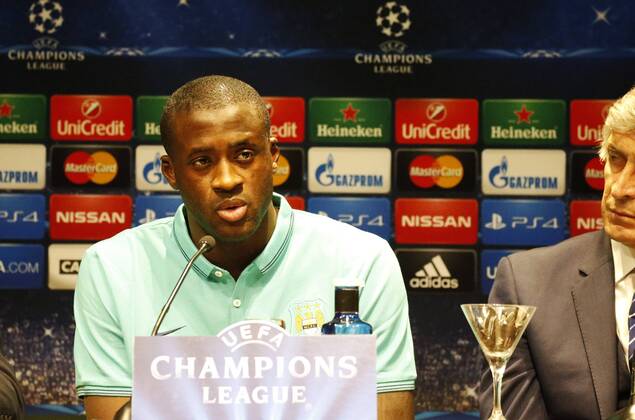 BARCELONA 17 march 2015 Yaya Toure press conference Champions League against FC Barcelona Barca 