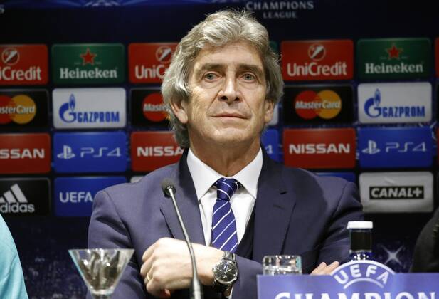 March 17, 2015 - Barcelona, Spain - 17 March- BARCELONA SPAIN: Manuel Luis Pellegrini in the Manchester City press conference before the match of the Champions League held in the Hotel Vela, on March 17, 2014. Manuel Luis Pellegrini in the press conference PK Pressekonferenz  - ZUMAn230