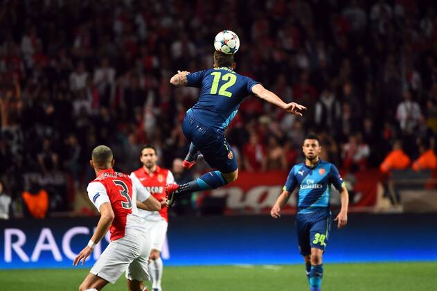 OLIVIER GIROUD (ars) - AS Monaco vs Arsenal FC - Champions League 17 03 2015 FEP 
