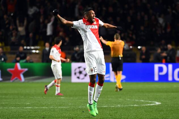 WALLACE (mon) - Jubel - AS Monaco vs Arsenal FC - Champions League 17 03 2015 FEP 