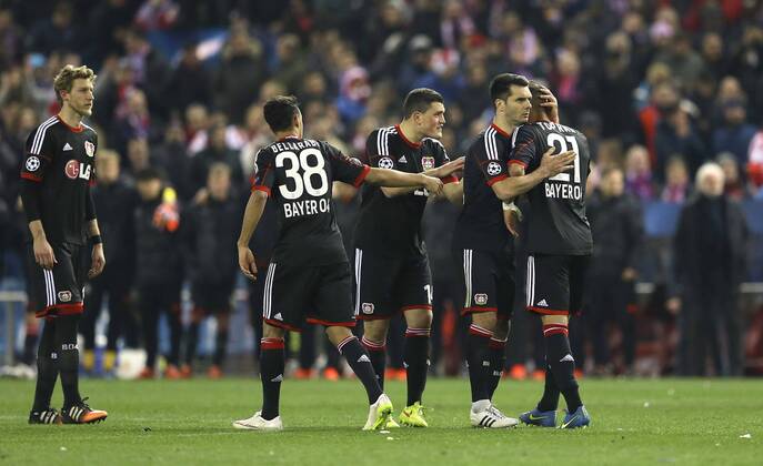 Foto: Ömer Toprak ( Bayer 04 ) , er verschiesst den Elfmeter Fussball - Championsleague am Di. 17.03.2015 Achtelfinale, Atletico Madrid - Bayer 04 Leverkusen