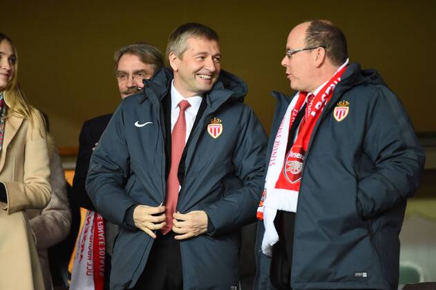Dmitri Rybolovlev (PRESIDENT MONACO) - Fürst ALBERT II von Monaco- AS Monaco vs Arsenal FC - Champions League - 17 03 2015 FEP 