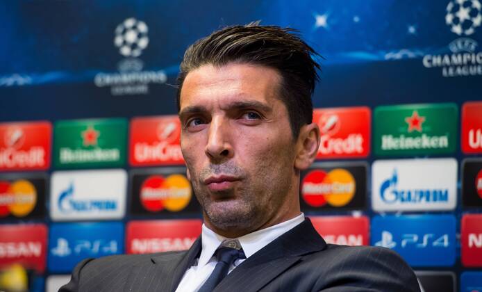 Dienstag 17.03.2015, CL, UEFA Champions League, Saison 2014 2015, Pressekonferenz, PK in Dortmund mit Juventus Turin, Gianluigi BUFFON (Juventus), Mimik DeFodi01045019870