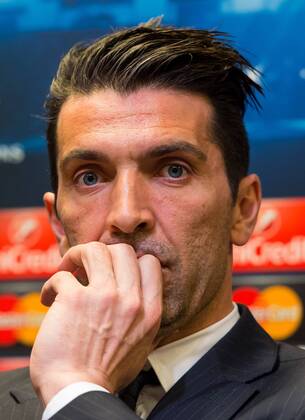 Dienstag 17.03.2015, CL, UEFA Champions League, Saison 2014 2015, Pressekonferenz, PK in Dortmund mit Juventus Turin, Gianluigi BUFFON (Juventus), Mimik, Gestik DeFodi01045019870