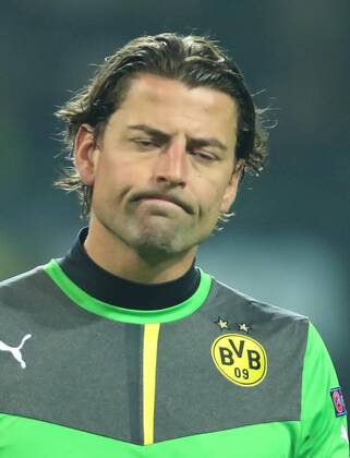 Roman WEIDENFELLER 1 Torwart BVB Emotionen, enttaeuscht, Enttaeuschung, Frust, frustriert, Trauer ,traurig, verzweifelt, Verzweiflung BORUSSIA DORTMUND - JUVENTUS TURIN Fussball UEFA Champions League, Achtelfinale in Dortmund, 18.03.2015 CL Saison 2014 2015, BVB