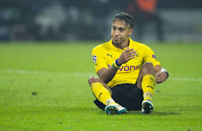 Dortmund, 18.03.20145, Signal-Iduna-Park Pierre-Emerick Aubameyang (BvB) Borussia Dortmund - Juventus Turin