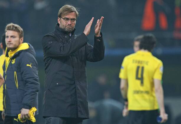 18.03.2015, Fussball Championsleague 2014 2015, Achtelfinale , Borussia Dortmund - Juventus Turin, im Signal-Iduna-Park-Stadion Dortmund. Trainer Jürgen Klopp (Dortmund) enttäuscht 