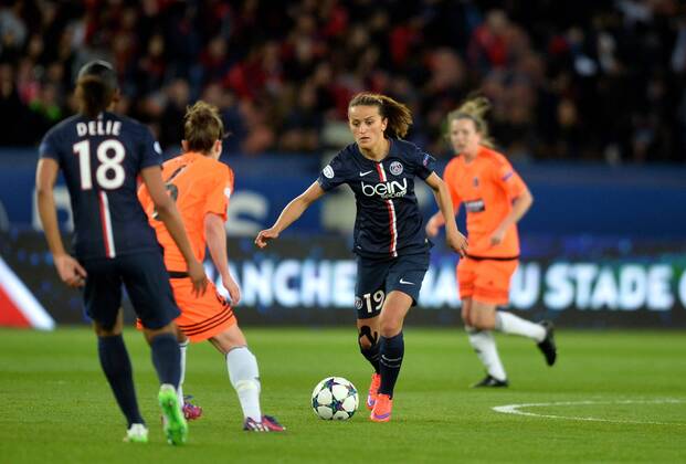 Fatmire Alushi (psg) FOOTBALL : Paris SG vs Glasgow City - Ligue des champions feminine - quart de finale retour- 28 03 2015 AnthonyBIBARD FEP Panoramic 