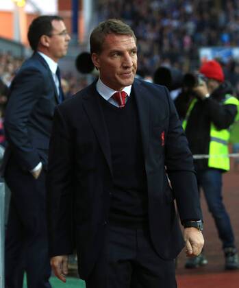 Manager of Liverpool, Brendan Rodgers - Blackburn Rovers vs. Liverpool - The FA Cup - Quarter Final replay - Ewood Park - Blackburn - 08 04 2015 Pic Philip Oldham Sportimage EDITORIAL USE ONLY. No use with unauthorised audio, video, data, fixture lists, club league logos or live services. Online in-match use limited to 120 images, no video emulation. No use in betting, games or single club league player publications.