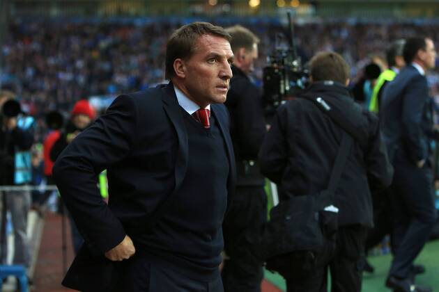 Manager of Liverpool, Brendan Rodgers - Blackburn Rovers vs. Liverpool - The FA Cup - Quarter Final replay - Ewood Park - Blackburn - 08 04 2015 Pic Philip Oldham Sportimage EDITORIAL USE ONLY. No use with unauthorised audio, video, data, fixture lists, club league logos or live services. Online in-match use limited to 120 images, no video emulation. No use in betting, games or single club league player publications.