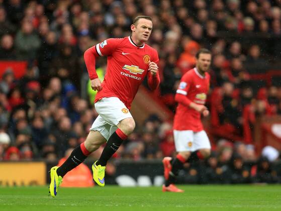 Wayne Rooney of Manchester United ManU - Manchester United vs. Manchester City - Barclay s Premier League - Old Trafford - Manchester - 12 04 2015 Pic Philip Oldham Sportimage EDITORIAL USE ONLY. No use with unauthorised audio, video, data, fixture lists, club league logos or live services. Online in-match use limited to 120 images, no video emulation. No use in betting, games or single club league player publications.