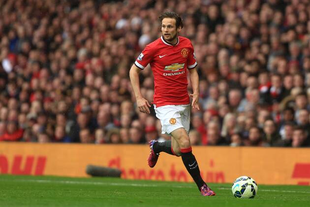 Daley Blind of Manchester United ManU - Manchester United vs. Manchester City - Barclay s Premier League - Old Trafford - Manchester - 12 04 2015 Pic Philip Oldham Sportimage EDITORIAL USE ONLY. No use with unauthorised audio, video, data, fixture lists, club league logos or live services. Online in-match use limited to 120 images, no video emulation. No use in betting, games or single club league player publications.