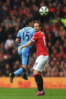 Daley Blind of Manchester United ManU - Manchester United vs. Manchester City - Barclay s Premier League - Old Trafford - Manchester - 12 04 2015 Pic Philip Oldham Sportimage EDITORIAL USE ONLY. No use with unauthorised audio, video, data, fixture lists, club league logos or live services. Online in-match use limited to 120 images, no video emulation. No use in betting, games or single club league player publications.