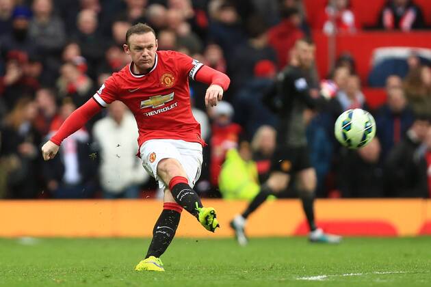 Wayne Rooney of Manchester United ManU - Manchester United vs. Manchester City - Barclay s Premier League - Old Trafford - Manchester - 12 04 2015 Pic Philip Oldham Sportimage EDITORIAL USE ONLY. No use with unauthorised audio, video, data, fixture lists, club league logos or live services. Online in-match use limited to 120 images, no video emulation. No use in betting, games or single club league player publications.