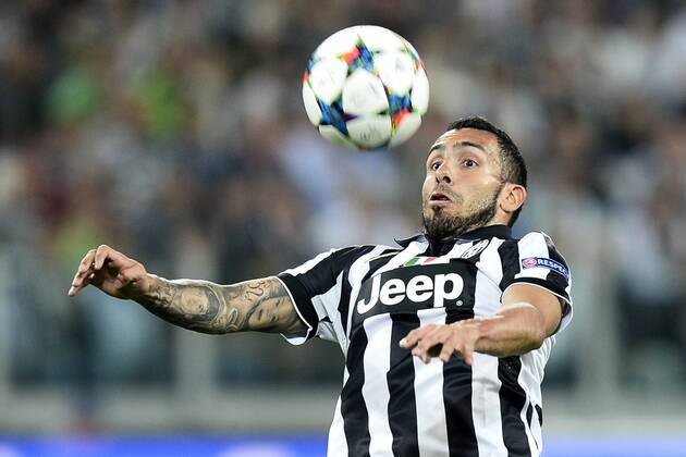 Champions League Juventus Turin - AS Monaco FC Carlos Tevez 