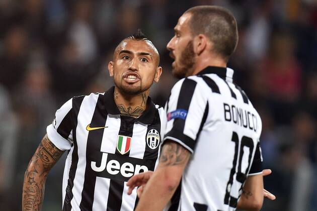 Arturo Vidal, Leonardo Bonucci Juventus Champions League Juventus Turin - AS Monaco FC andreaxstaccioli