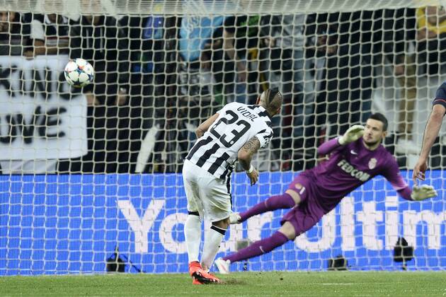 Champions League Juventus Turin - AS Monaco FC gol Arturo Vidal 