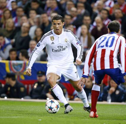 RONALDO Cristiano Team Real Madrid UEFA Champions League Saison 2014-2015 Viertelfinale Atletico Madrid-Real Madrid am 14.April 2015 in Madrid 