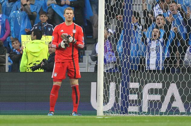 Manuel Neuer 1 (FC Bayern Muenchen) konnte den Elfmeter nicht halten , FC Porto vs. FC Bayern Muenchen, Fussball, Champions League, 15.04.2015 EP_ckt