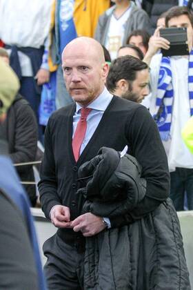 Vorstand Matthias Sammer (FC Bayern Muenchen) schaut ernst , FC Porto vs. FC Bayern Muenchen, Fussball, Champions League, 15.04.2015 EP_ckt