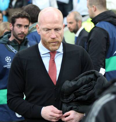 Vorstand Matthias Sammer (FC Bayern Muenchen) schaut ernst , FC Porto vs. FC Bayern Muenchen, Fussball, Champions League, 15.04.2015 EP_ckt