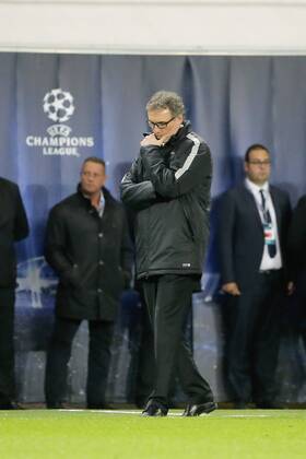 Laurent Blanc (psg) FOOTBALL : PSG Paris St. Germain vs FC Barcelona (Barca) - Champions League - 15 04 2015 StephaneAllamanx 