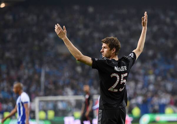 FUSSBALL CHAMPIONS LEAGUE SAISON 2014 2015 VIERTELFINAL HINSPIEL FC Porto - FC Bayern Muenchen 15.03.2015 Thomas Mueller (FC Bayern Muenchen) enttauscht 