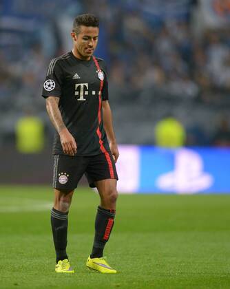 FUSSBALL CHAMPIONS LEAGUE SAISON 2014 2015 VIERTELFINALE HINSPIEL FC Porto - FC Bayern Muenchen 15.03.2015 Thiago Alcantara (FC Bayern Muenchen) ist nach dem Abpfiff enttaeuscht 