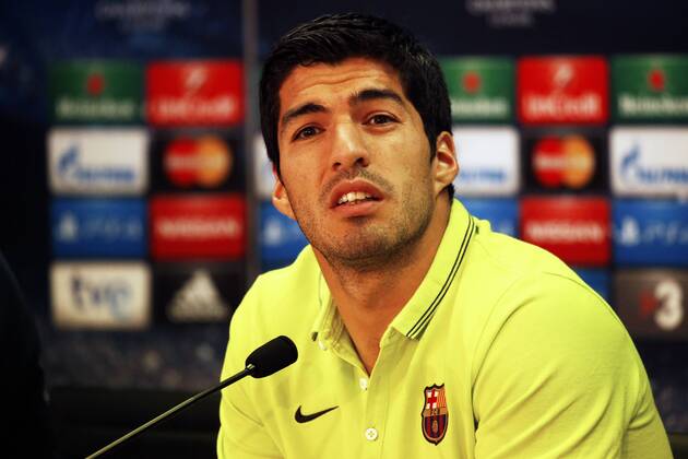20.04.2015, Barcelona - UEFA Champions League 2014 2015 - Pressekonferenz FC Barcelona - Luis Suarez - 
