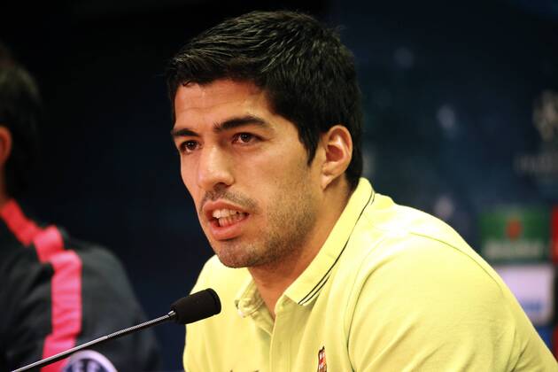 20.04.2015, Barcelona - UEFA Champions League 2014 2015 - Pressekonferenz FC Barcelona - Luis Suarez - 