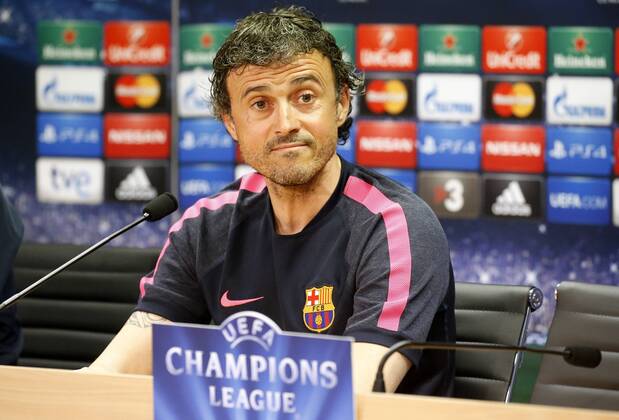 20.04.2015, Barcelona - UEFA Champions League 2014 2015 - Pressekonferenz FC Barcelona - Luis Enrique - 