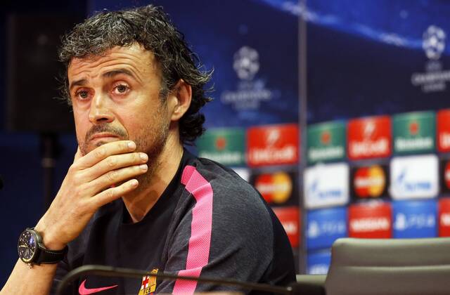 20.04.2015, Barcelona - UEFA Champions League 2014 2015 - Pressekonferenz FC Barcelona - Luis Enrique - 