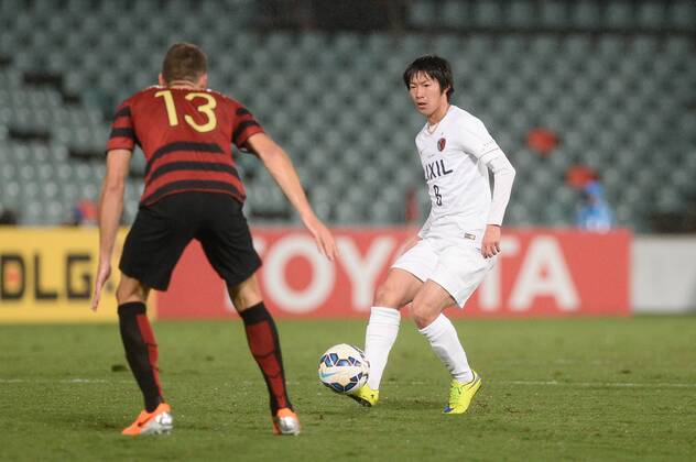 21.04.2015. Sydney, Australia. AFC Champions League. Western Sydney Wanderers versus Kashima Antlers. Kashima midfielder Shoma Doi in action. Kashima won 2-1. xNigelxOwenx  ActionPlus11614727