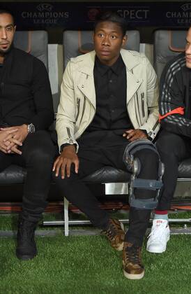 FUSSBALL CHAMPIONS LEAGUE SAISON 2014 2015 VIERTELFINALE RUECKSPIEL FC Bayern Muenchen - FC Porto 21.04.2015 David Alaba (FC Bayern Muenchen) 