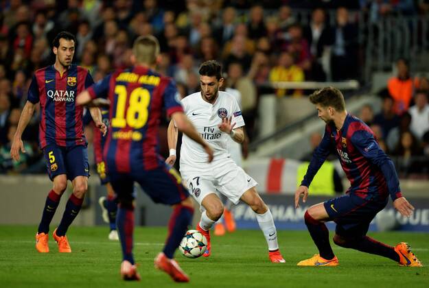 Aktuell Fußball, Champions League, FC Barcelona - Paris St. Germain Javier Javier Pastore (psg) - Football FC Barcelona (Barca) - Paris Saint Germain (PSG) - Champions League AnthonyBIBARD FEPx 