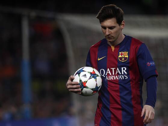 Champions League 2014 2015 FC Barcelona (Barca) - Paris St. Germain (PSG) In this picture, Lionel Messi. xFRANCESCxADELANTADOx 